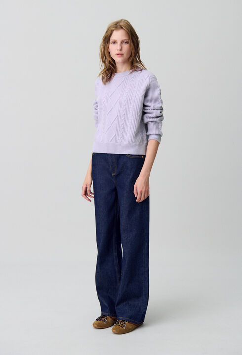 Oversize-Jacquardpullover