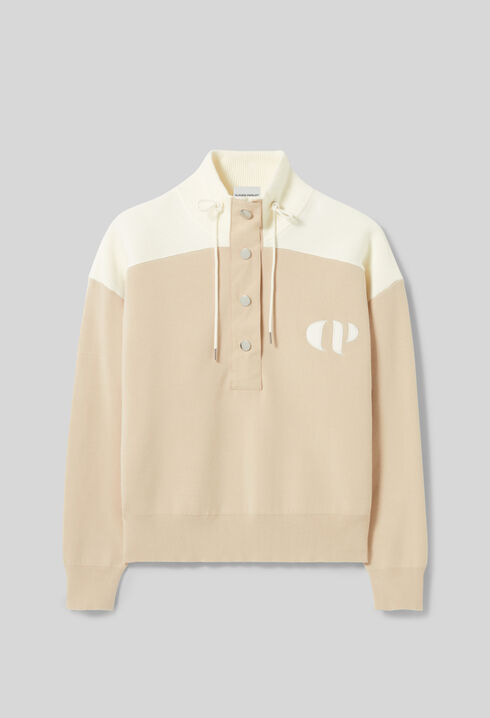 Grober Strick-Pullover