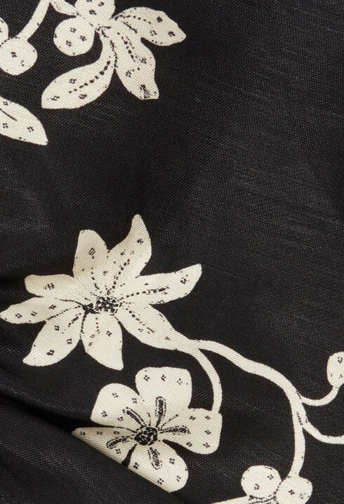Midikleid mit Blumenmuster