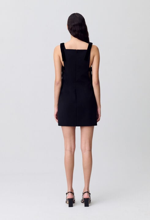 Kurzes Samtkleid