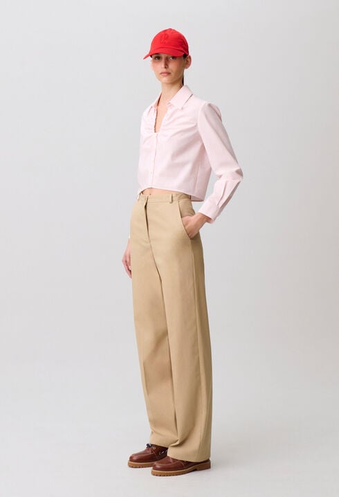 Popelinehemd aus Baumwolle