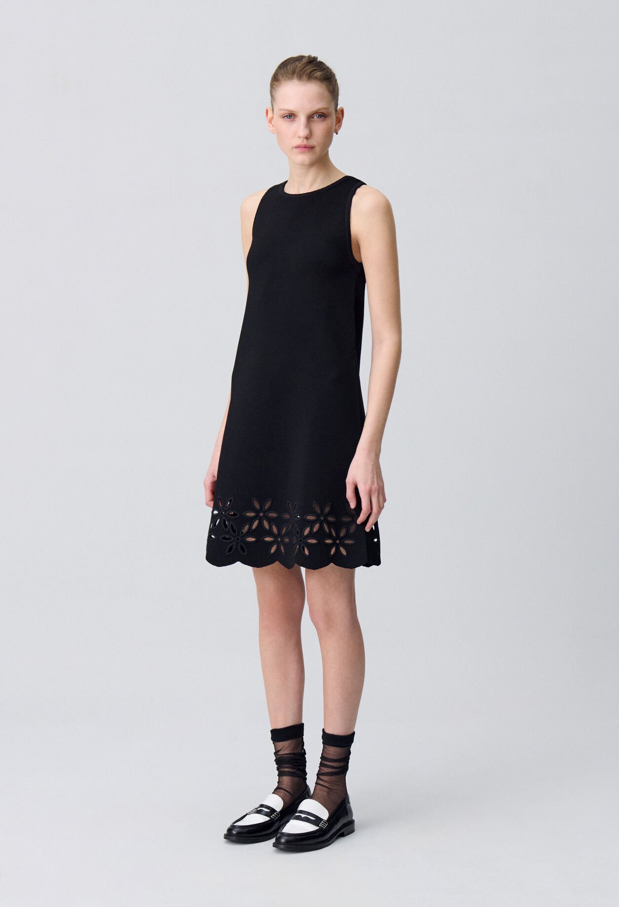 Kurzes Kleid aus Feinstrick