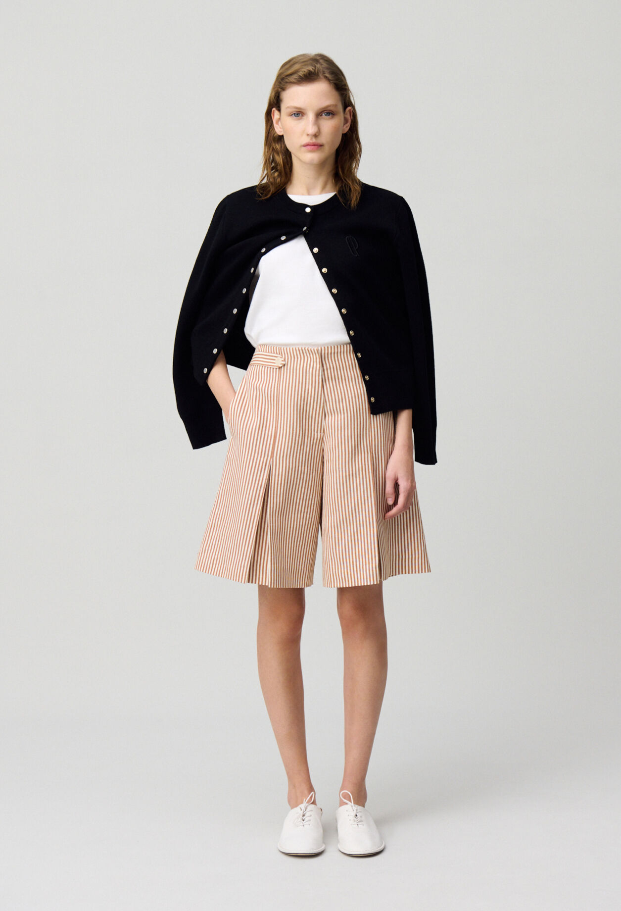 Gestreifte Shorts