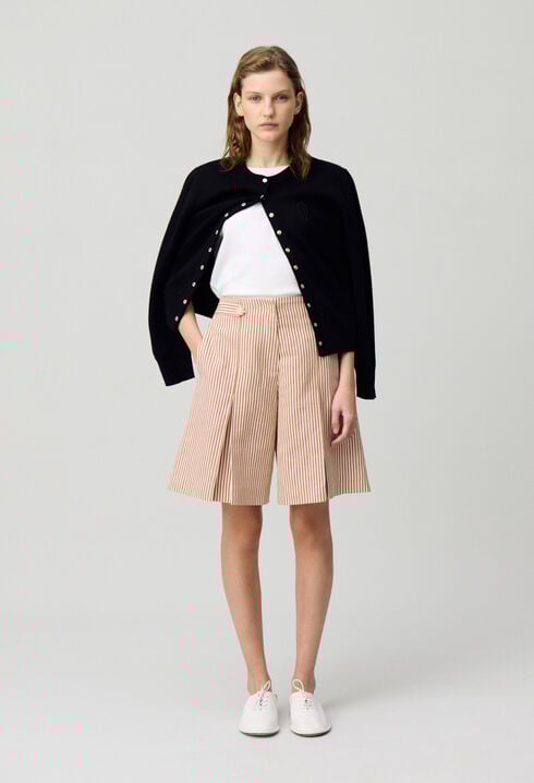Gestreifte Shorts