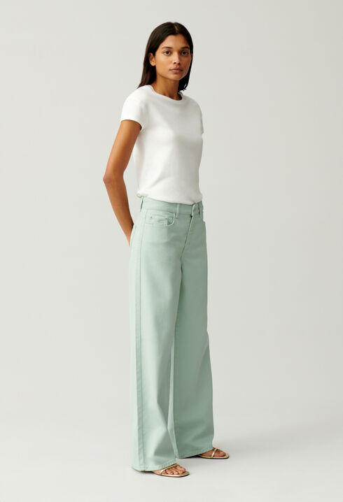 Mandelrote Baggy-Jeans von Michel