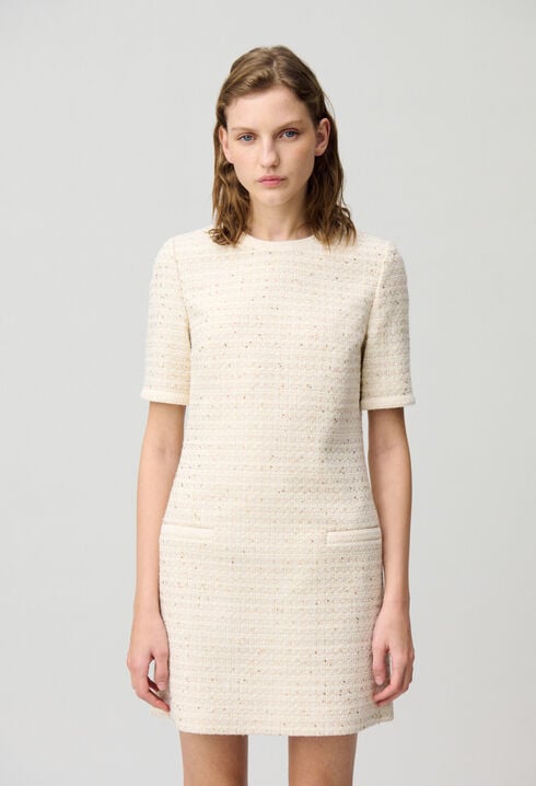 Tweed-Kleid kurz