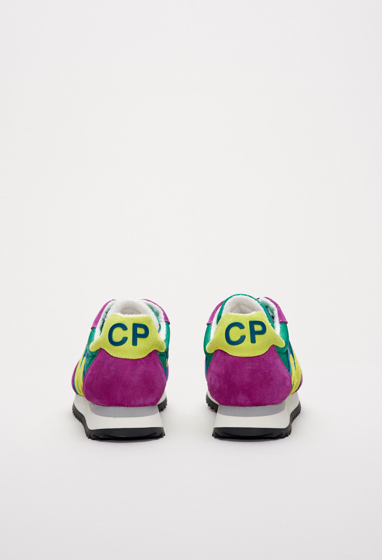 Farbige Sneakers aus Leder