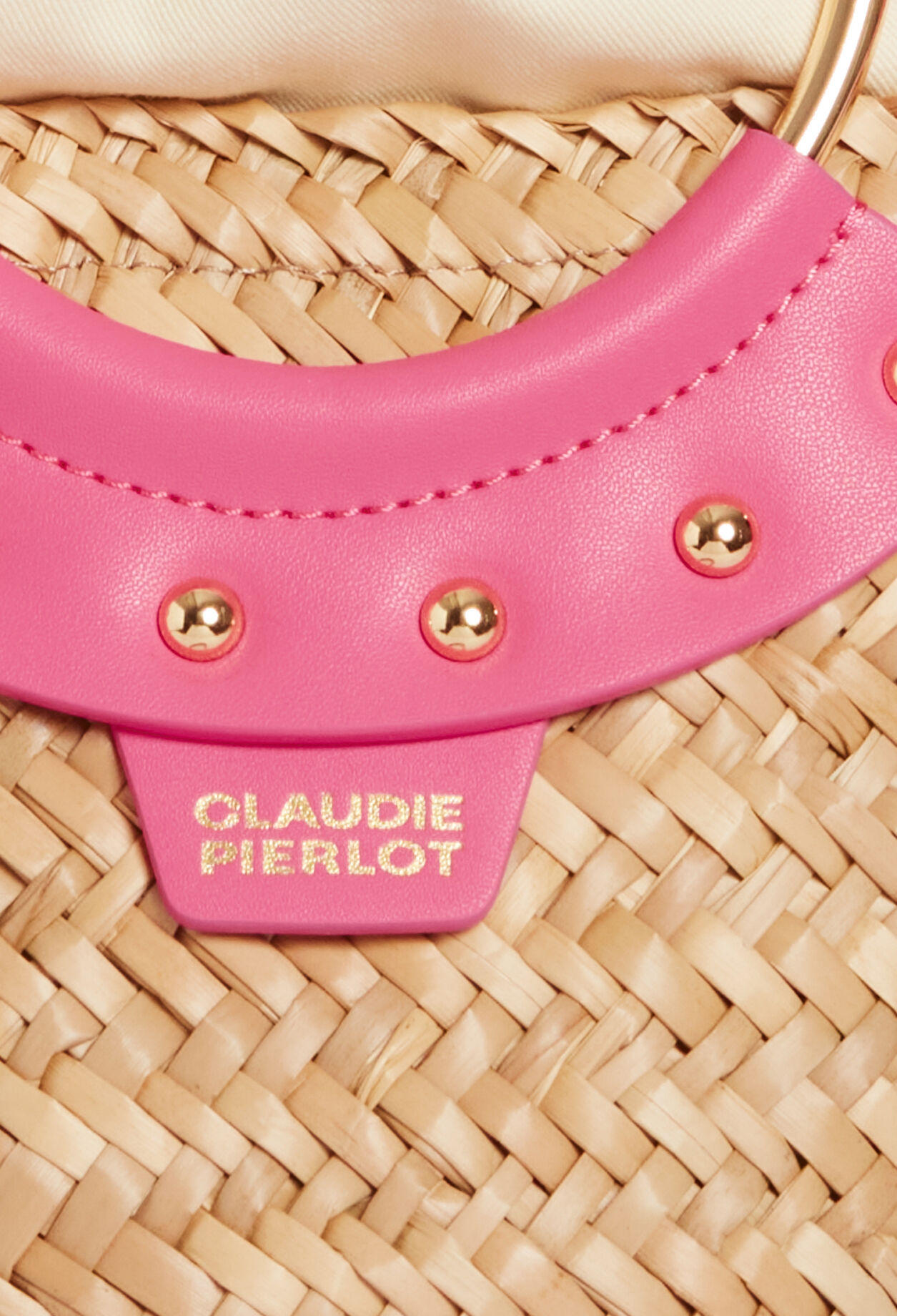 Mini-Handtasche Abeille aus Stroh