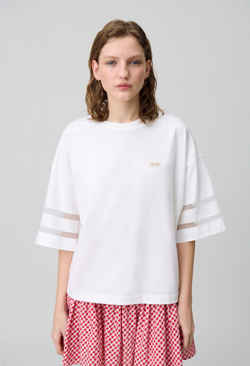 Oversize T-Shirt aus Baumwolle