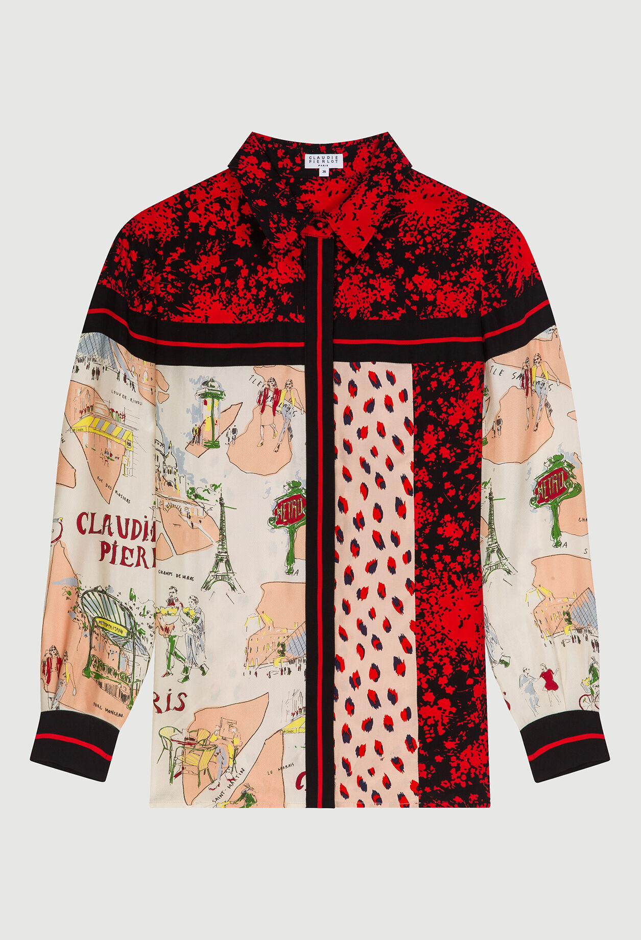 Patchwork-Hemd