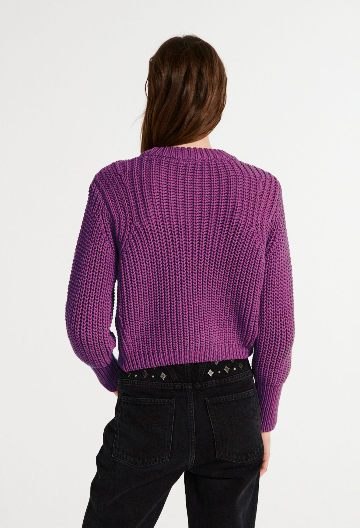Pullover aus grobem Strick