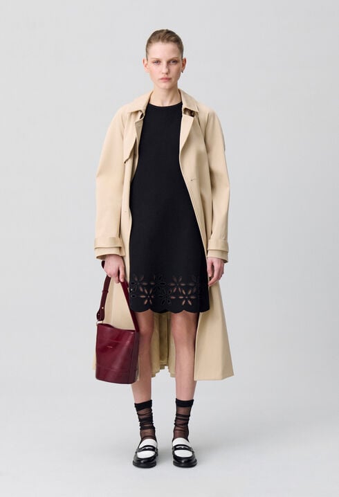 Kurzes Kleid aus Feinstrick