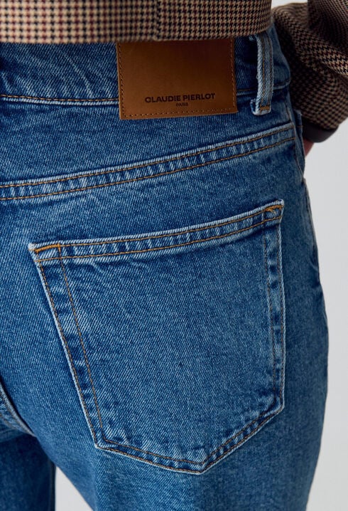 Jeans Toto slim 7/8 blau verwaschen