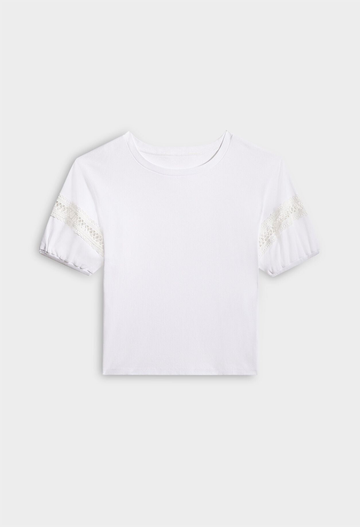 T-Shirt mit Fransen aus Bio-Baumwolle