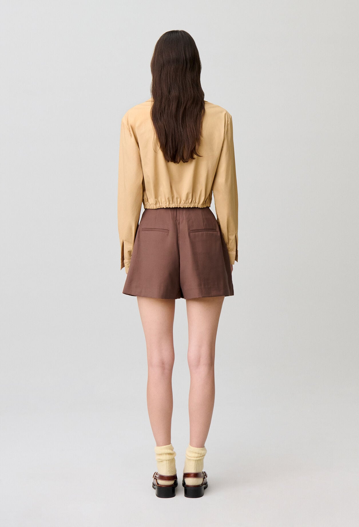 Weite Shorts mit geradem Schnitt