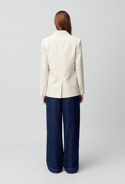 Gestreifter Blazer