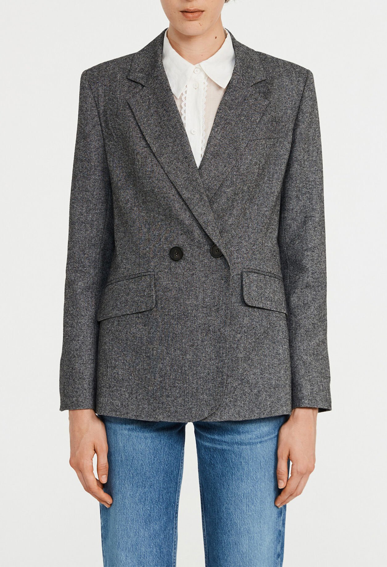 Melierter Blazer