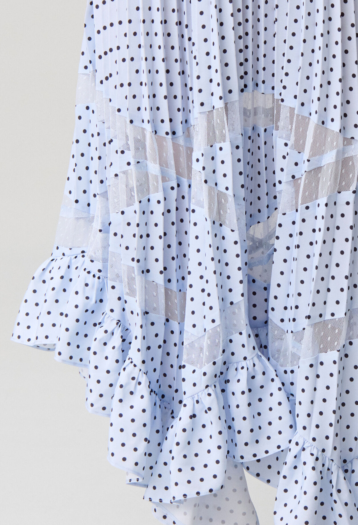 Midikleid mit Punkten