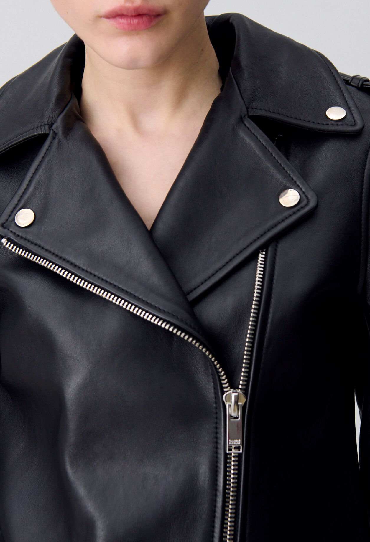 Leder Jacke