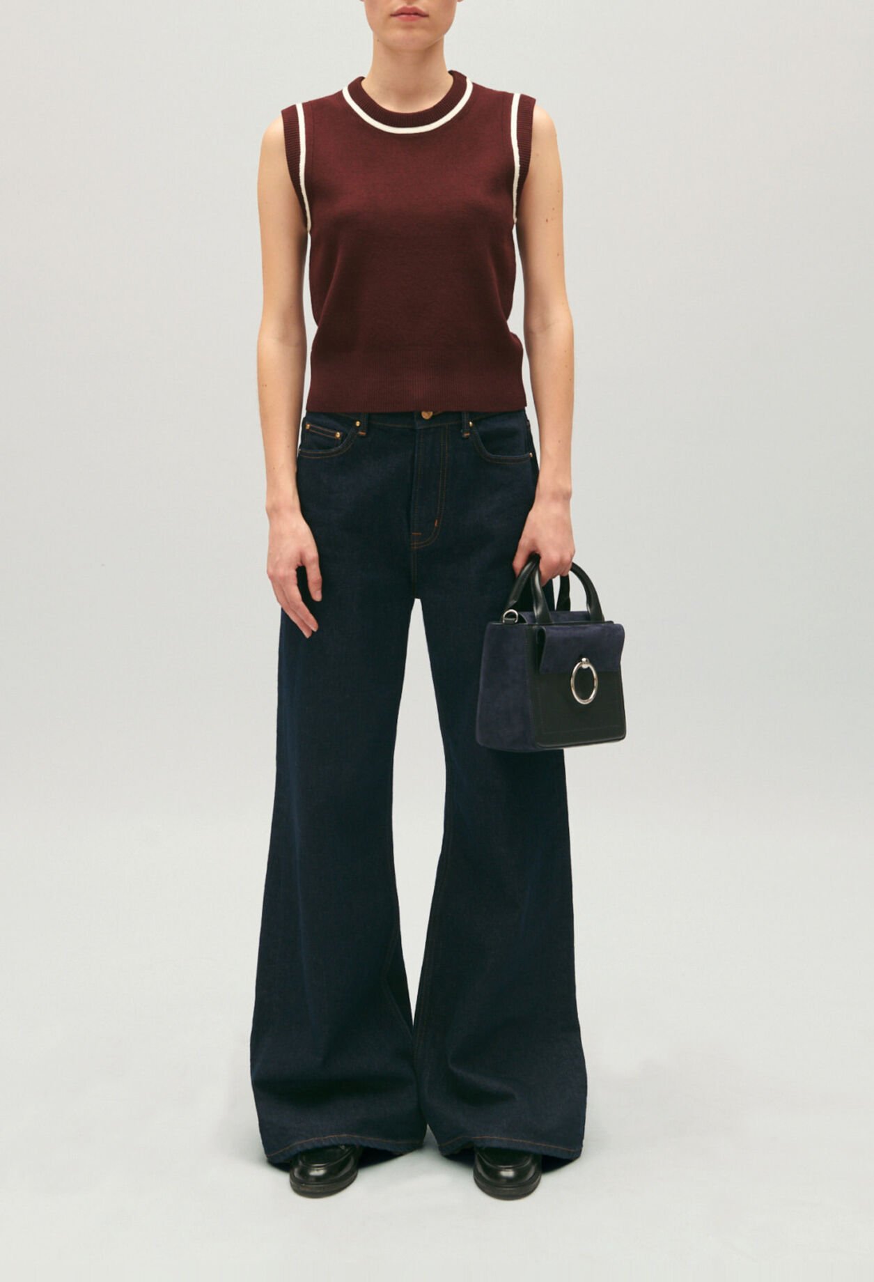 Strickpullover mit Streifen-Design