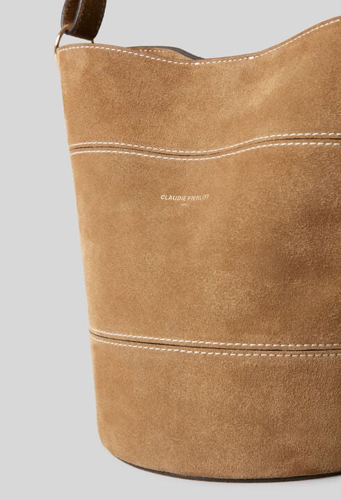 Solveig Beuteltasche aus Wildleder