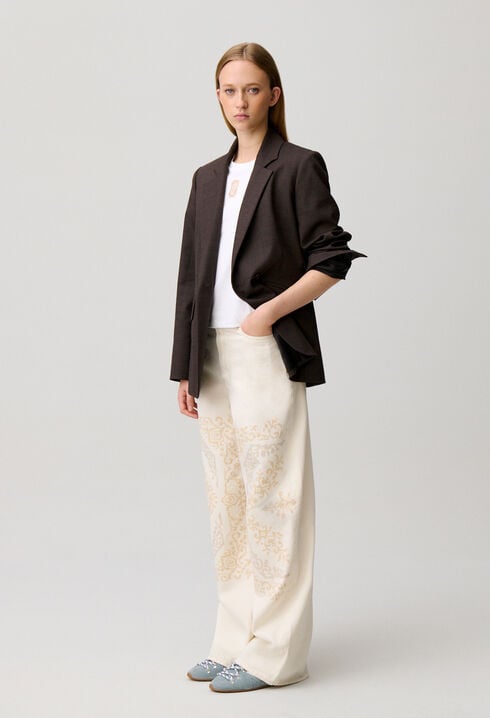 Blazer-Jacke im Anzugstil