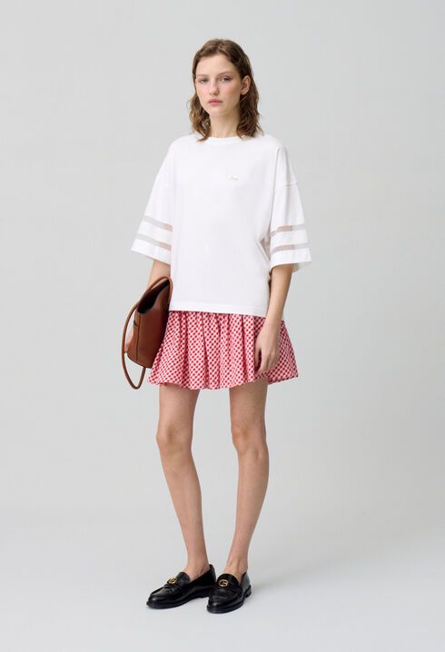 Oversize T-Shirt aus Baumwolle