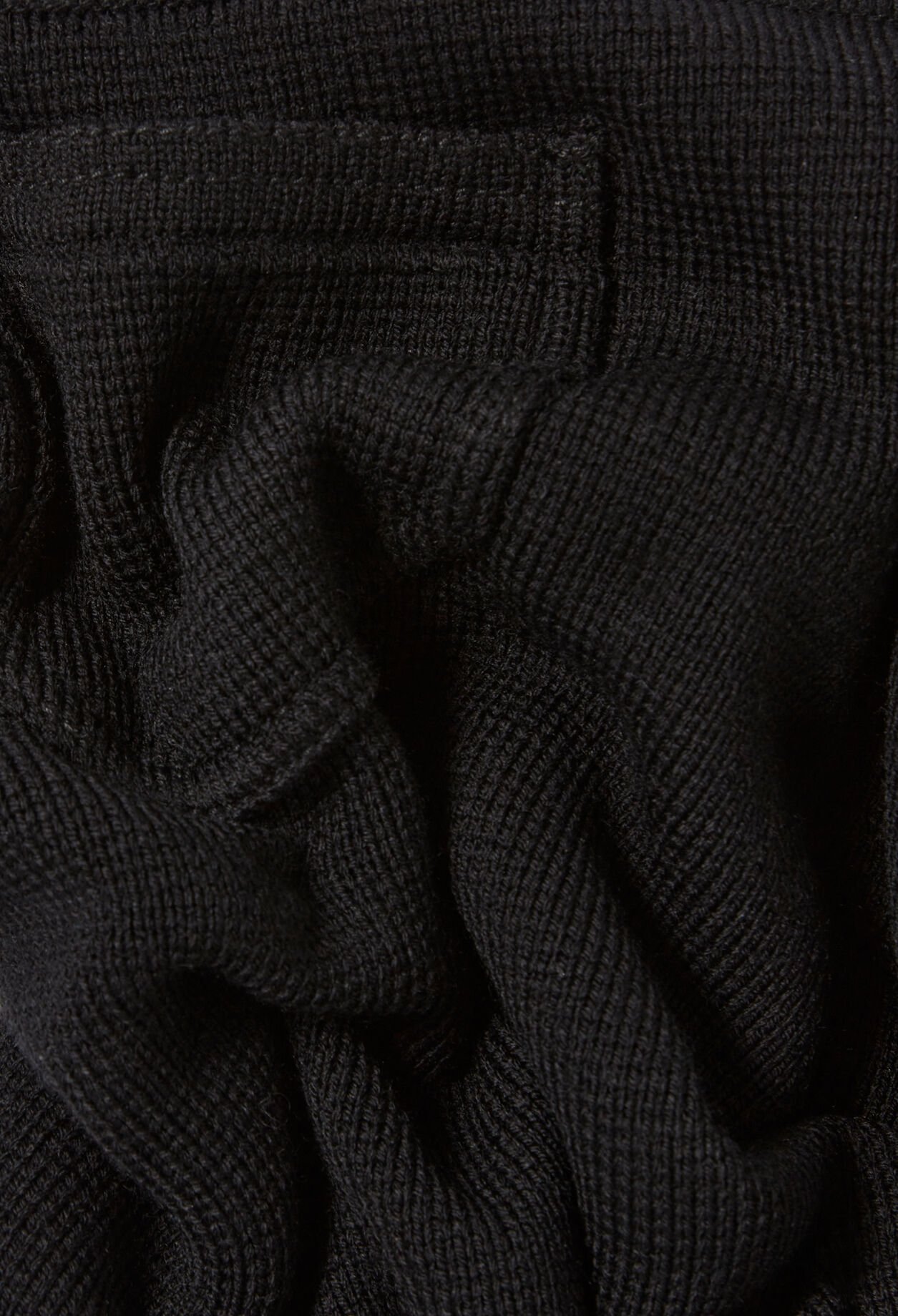 Kurzer trapezförmiger Strickrock