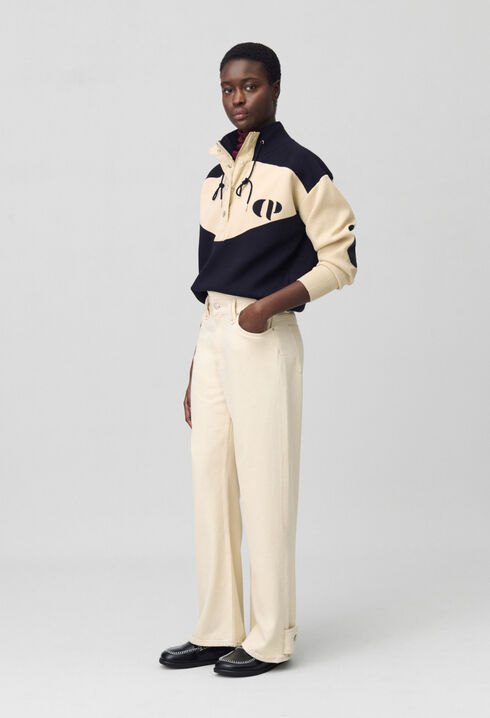 Sweatshirt Minimum Troyerkragen