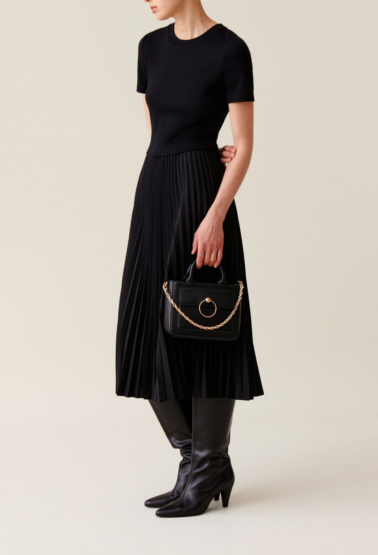 Zweistoff-Kleid Twist