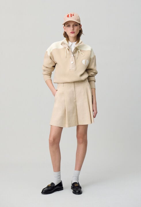 Grober Strick-Pullover