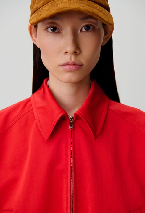 Kurzer Satin-Blouson