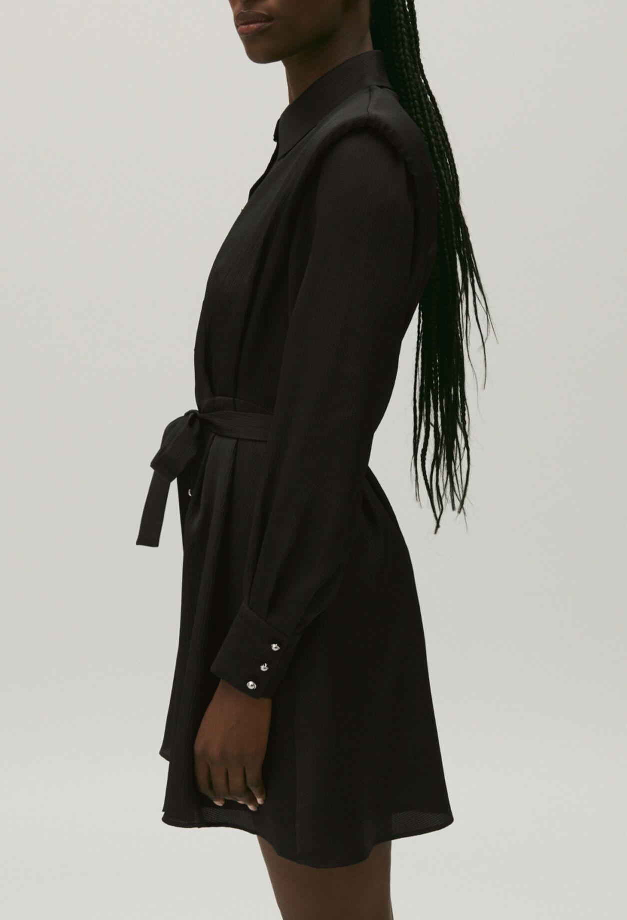 Tailliertes Hemdblusenkleid