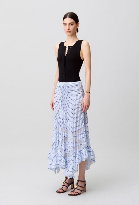 Midi-Rock aus Spitze