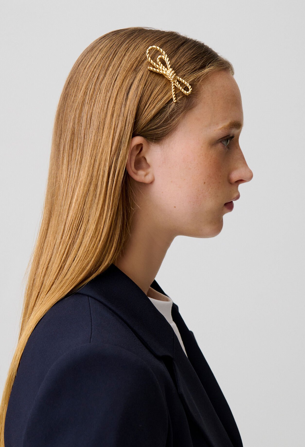 Haarspange mit Zopfknoten