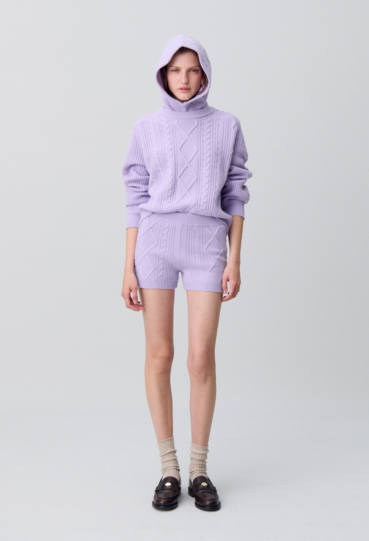 Kurzer Strickpullover