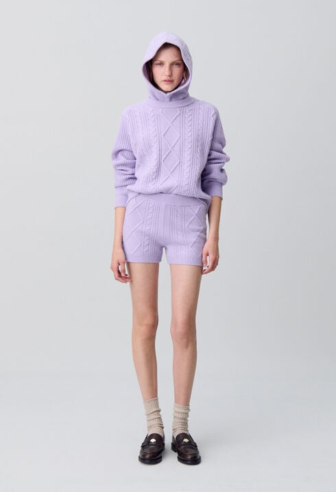 Kurzer Strickpullover