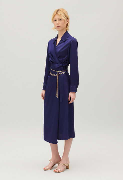 Midi-Wickelkleid