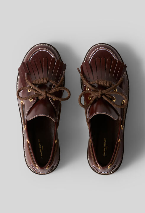 Bootsschuhe aus Leder