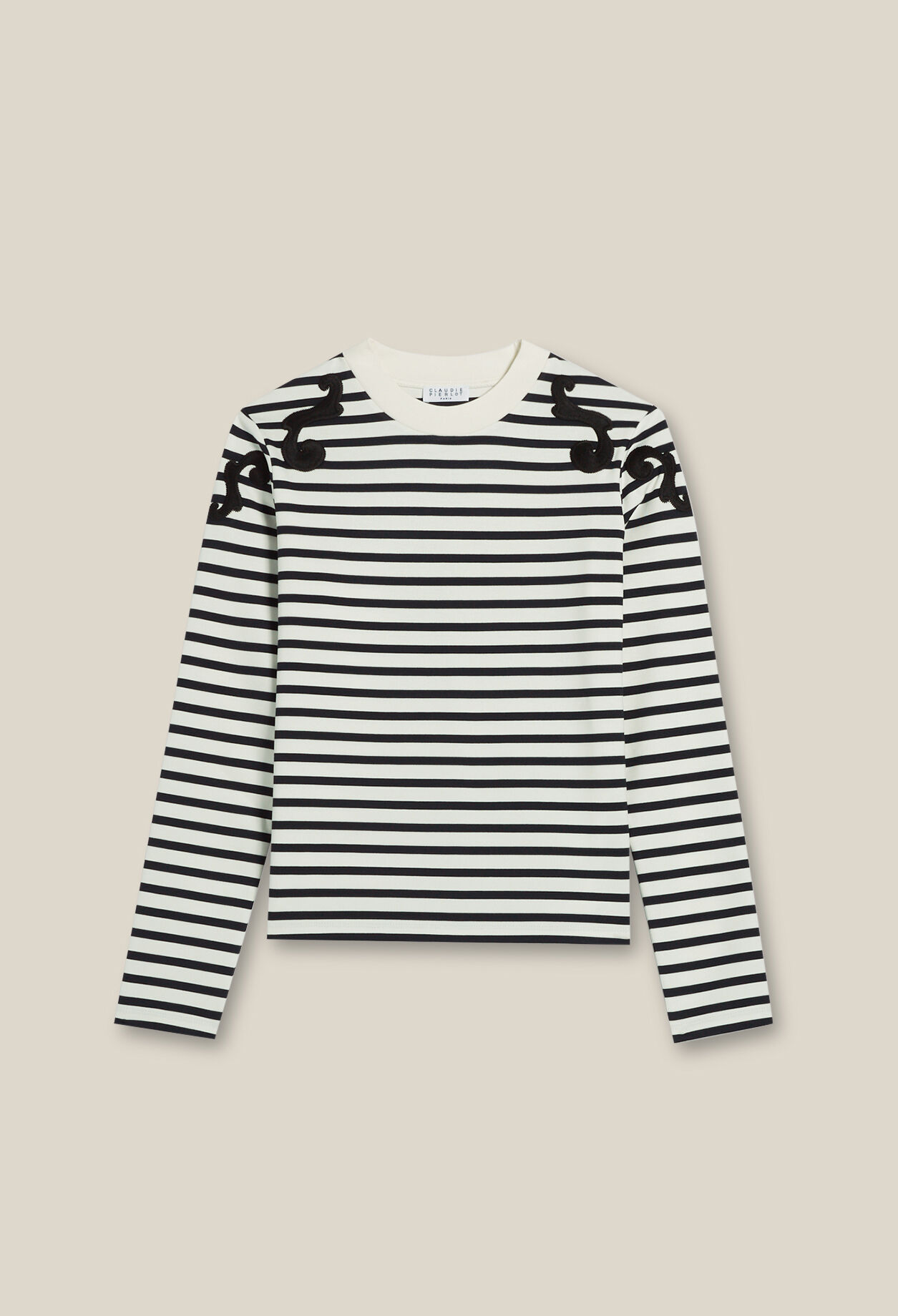 Ecru matrosenshirt Viskose