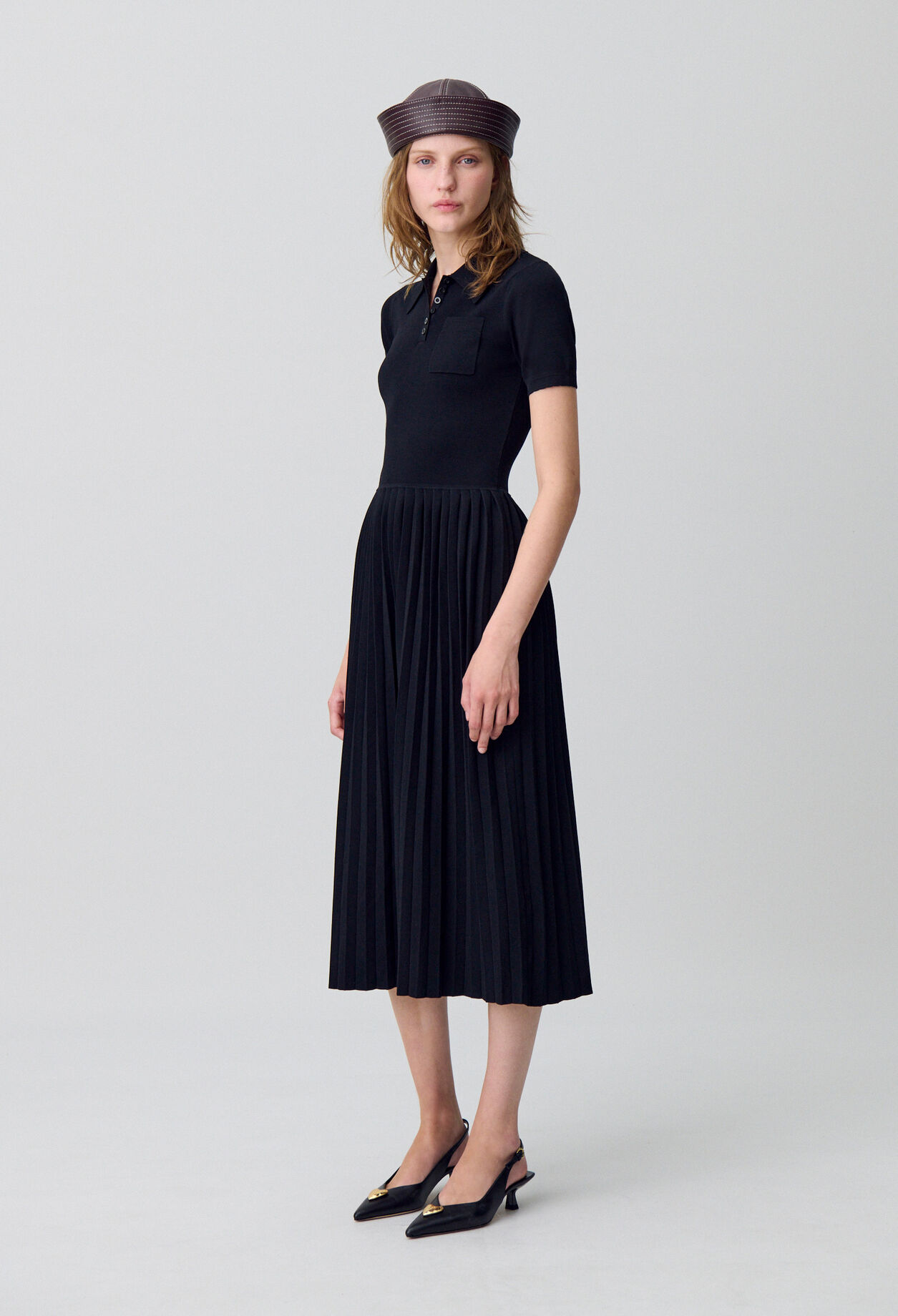 Midikleid aus Feinstrick