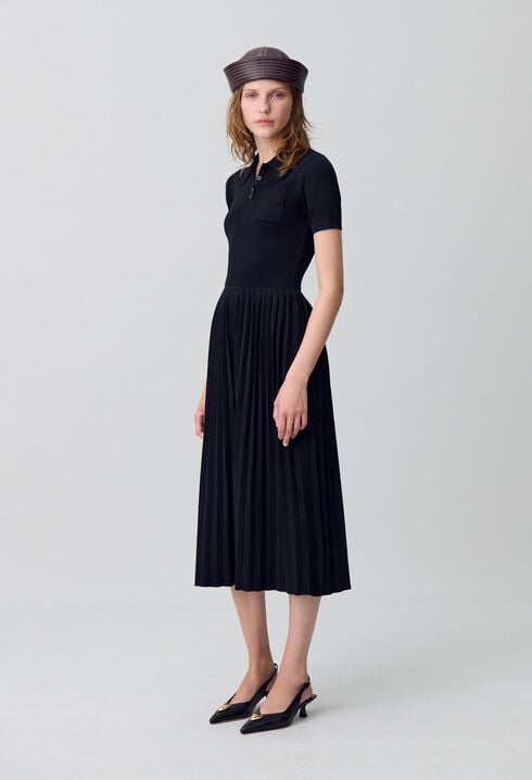 Midikleid aus Feinstrick