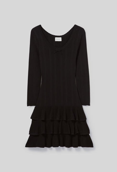 Kurzes Strickkleid