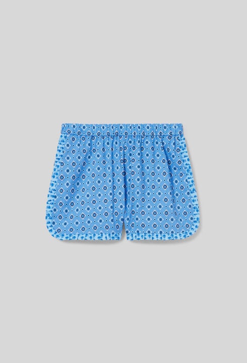 Kurze fließende gemusterte Shorts