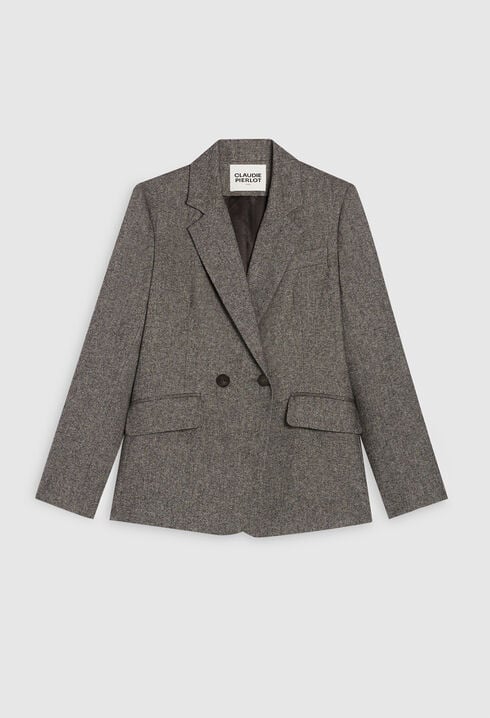 Melierter Blazer