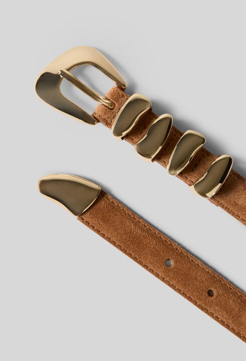 Lederg&uuml;rtel organische Schnalle