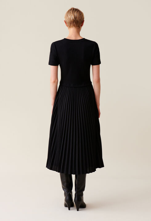 Zweistoff-Kleid Twist