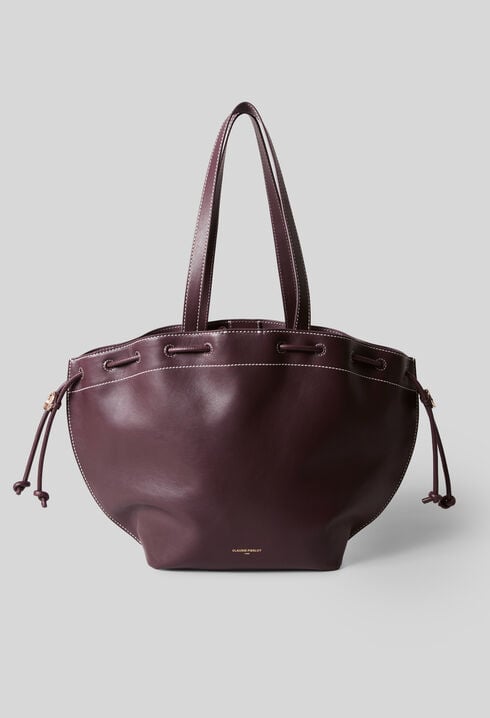 Glattleder-Shopper