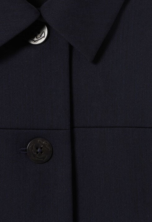 Kastenjacke Marineblau