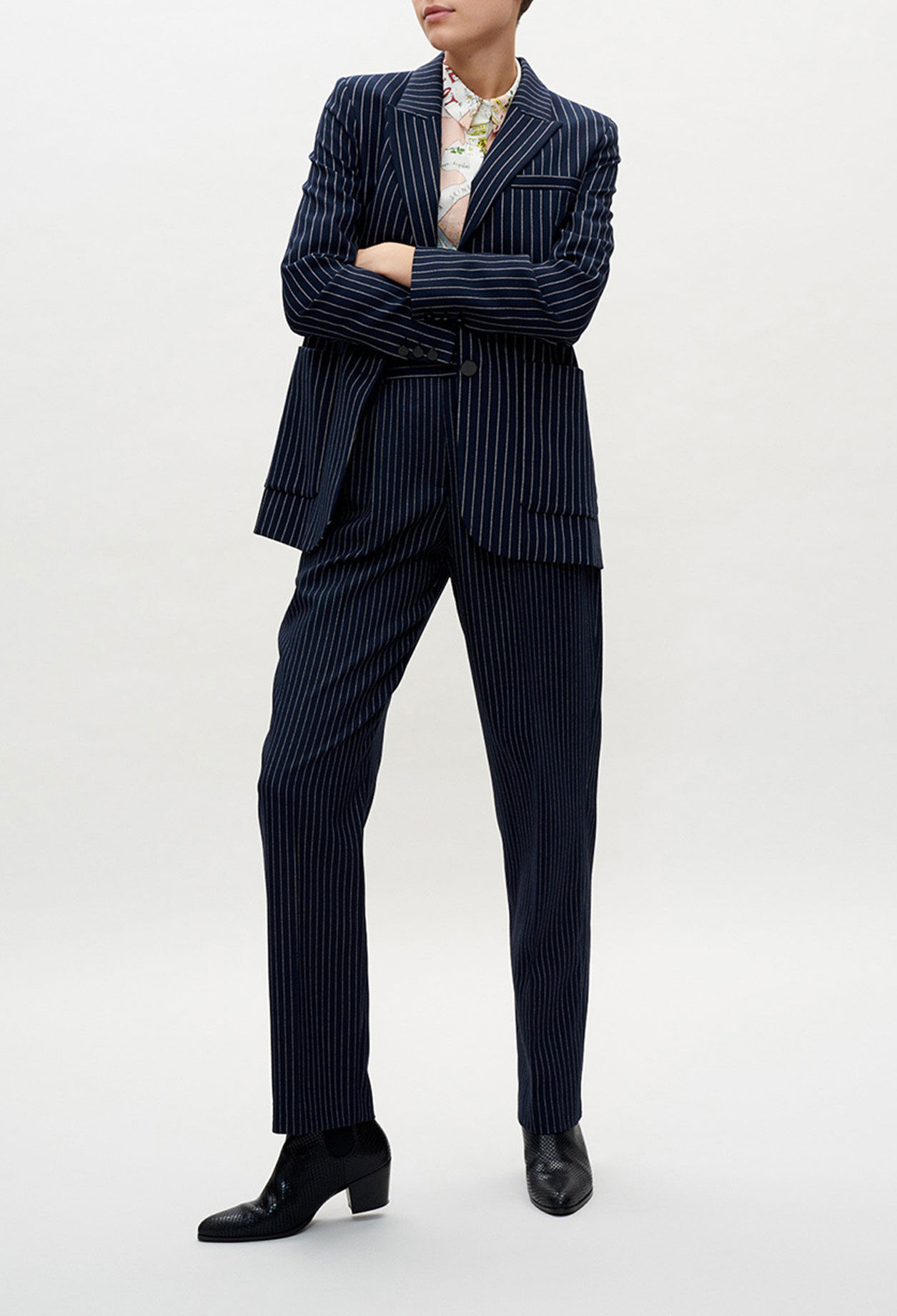 Gestreifter Blazer